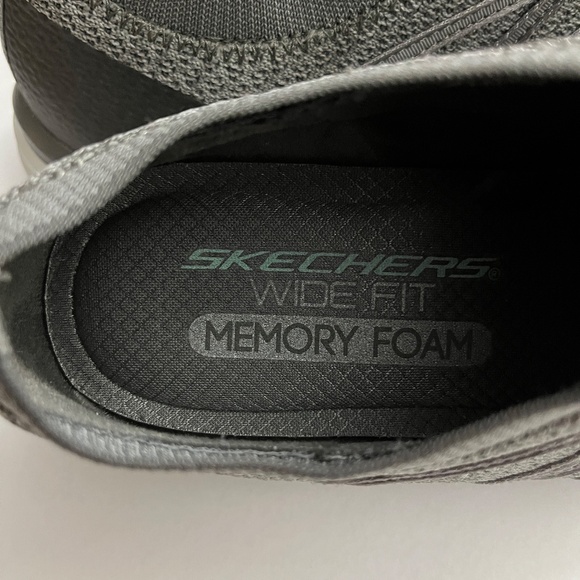 EUC Skechers Women's Dual Lite Gray Sneakers Size 7.5 Wide - Picture 7 of 13